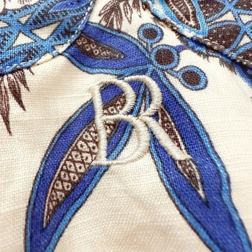 Banana Republic | Tropical Print Linen Baby Set (0-3 mos) 💙